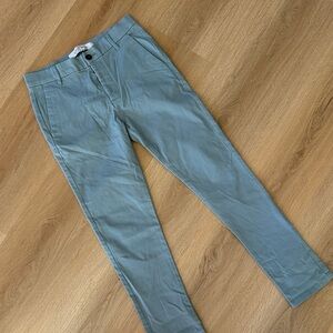 Topman Stretch Skinny Trousers in Slate Blue 30W x 30L